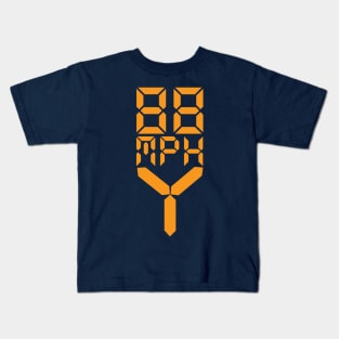 88 MPH The Speed of Time travel Kids T-Shirt